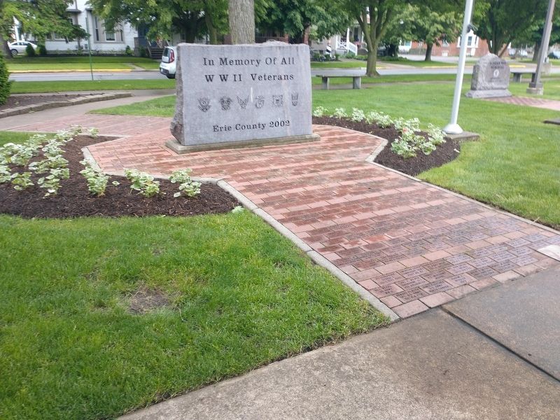 Erie County World War II Memorial image. Click for full size.