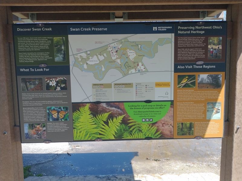 Swan Creek Preserve Marker image. Click for full size.