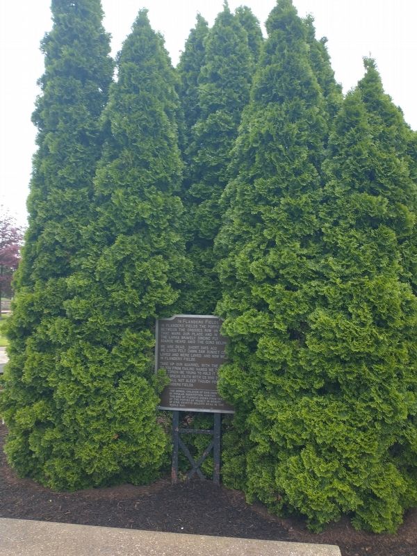 In Flanders' Fields Marker. Click for full size. In Flanders' Fields Marker image. Click for full size.