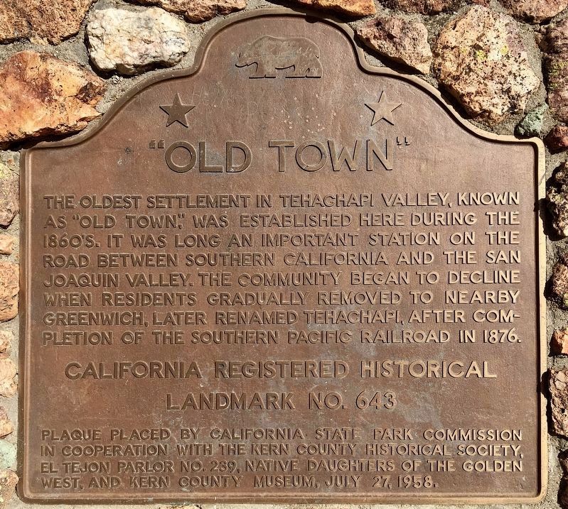 "Old Town" Marker image. Click for full size.