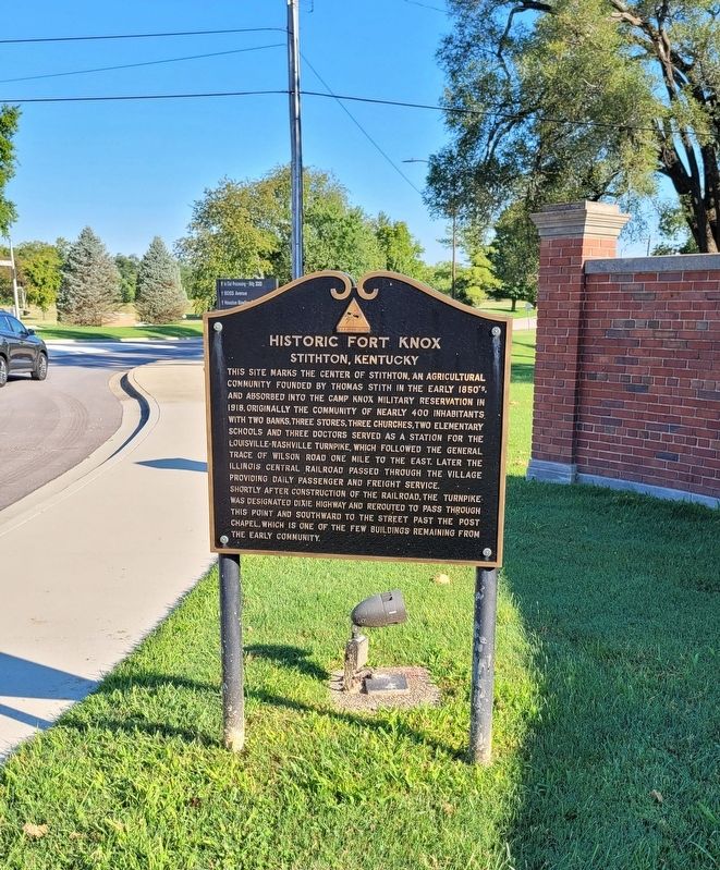 Stithton, Kentucky Marker image. Click for full size.