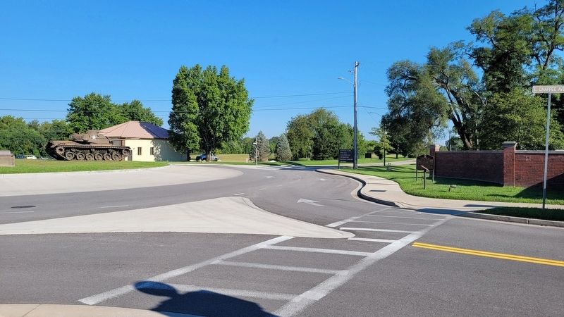 The view of the Stithton, Kentucky Marker looking north image. Click for full size.