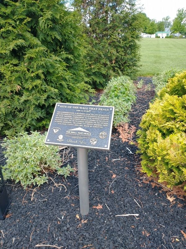 Site of The Wall That Heals Marker image. Click for full size.