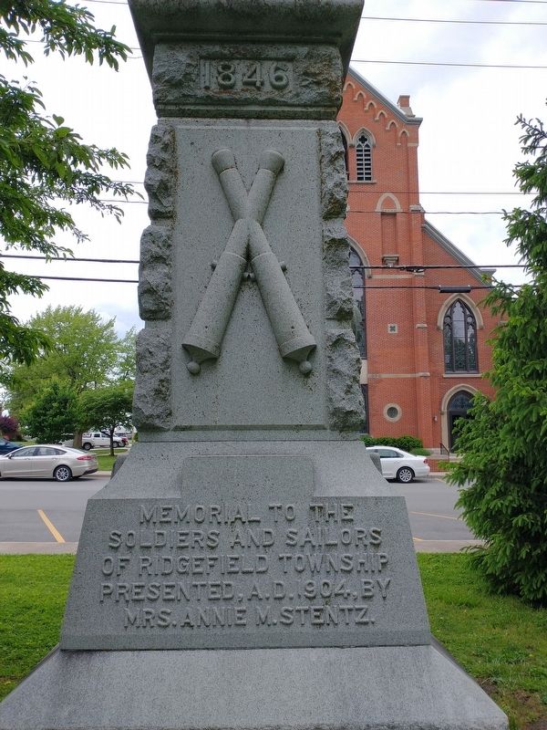 Ridgefield Township Veterans Memorial image. Click for full size.