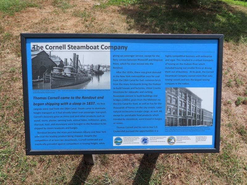 The Cornell Steamboat Company Marker image. Click for full size.