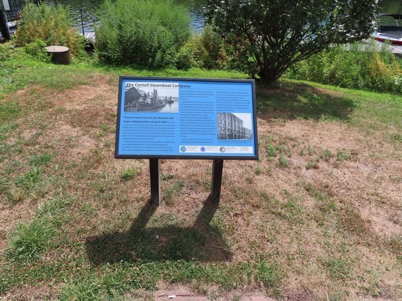 The Cornell Steamboat Company Marker image. Click for full size.