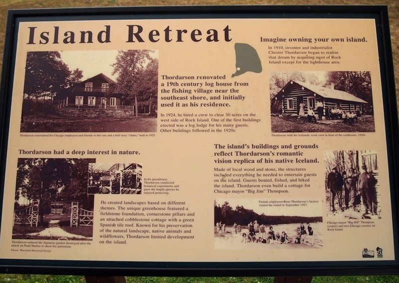 Island Retreat Marker image. Click for full size.