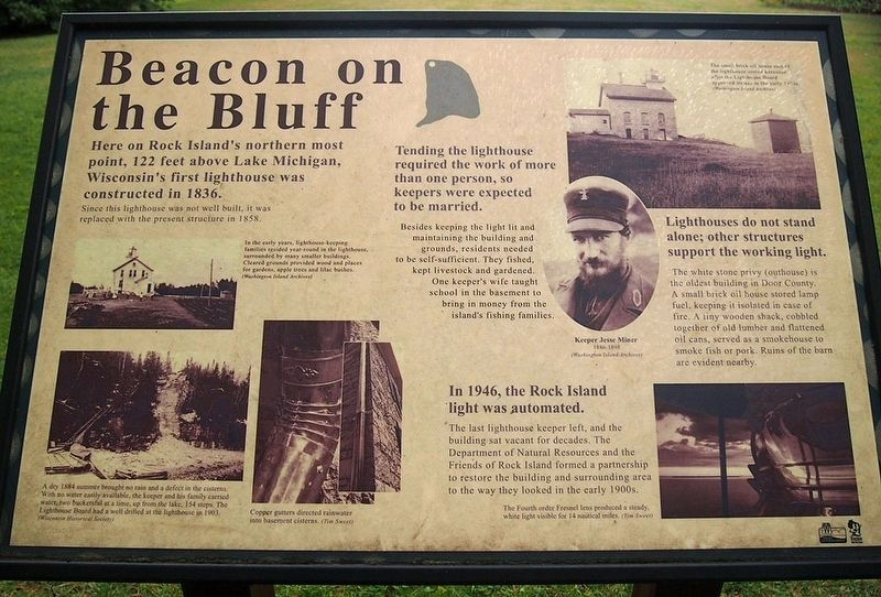 Beacon on the Bluff Marker. Click for full size. Beacon on the Bluff Marker image. Click for full size.