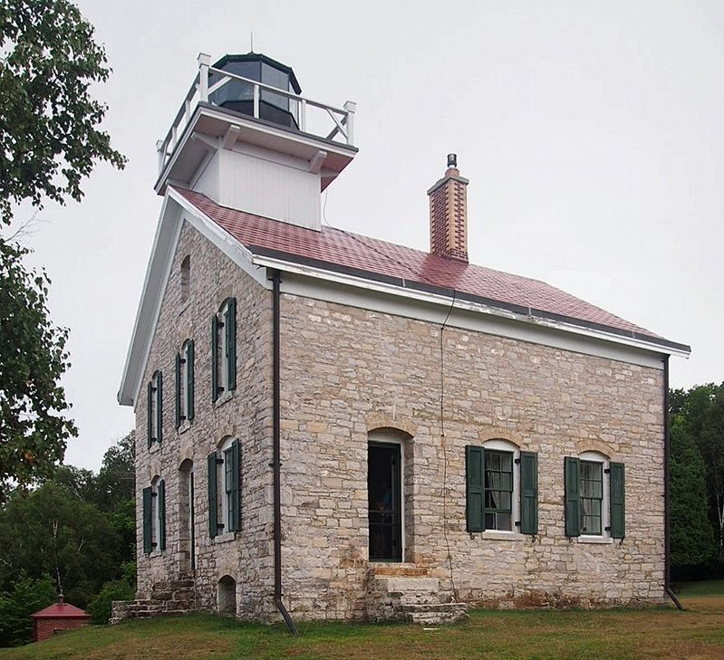 The 1858 Pottawatomie Lighthouse image. Click for full size.