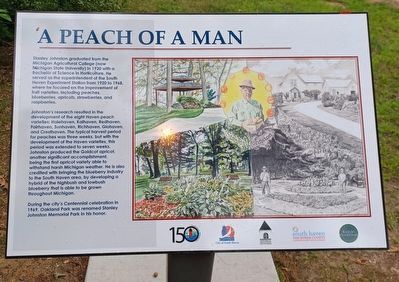 A Peach of a Man Marker image. Click for full size.