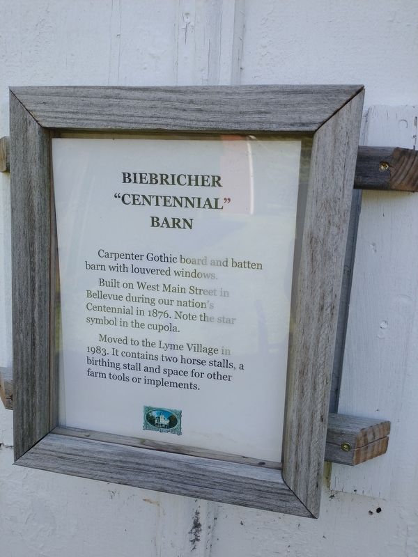 Biebricher Centennial Barn Marker image. Click for full size.