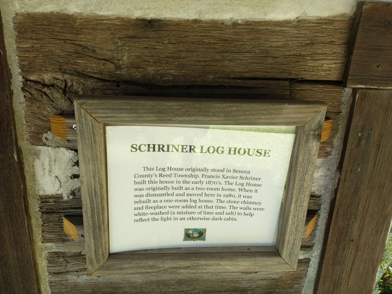 Schriner Log House Marker image. Click for full size.