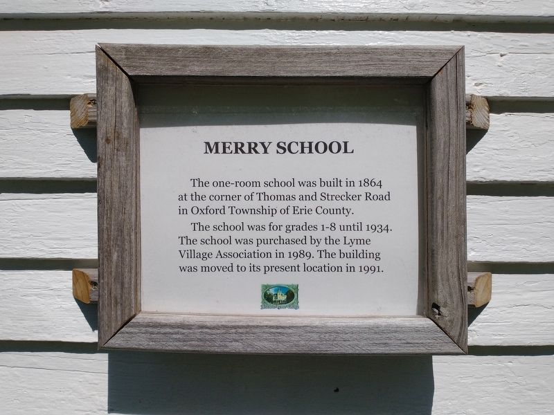 Merry School Marker image. Click for full size.