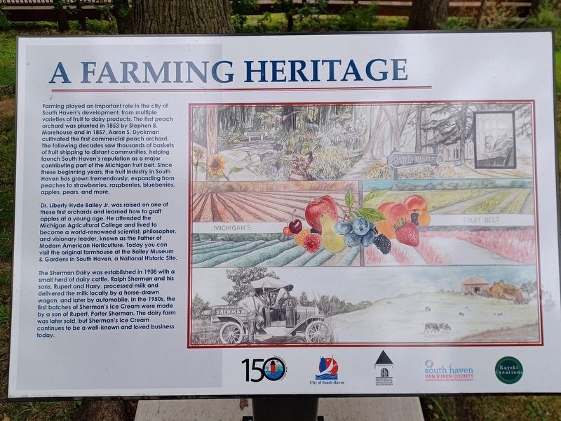 A Farming Heritage Marker image. Click for full size.