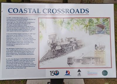 Coastal Crossroads Marker image. Click for full size.