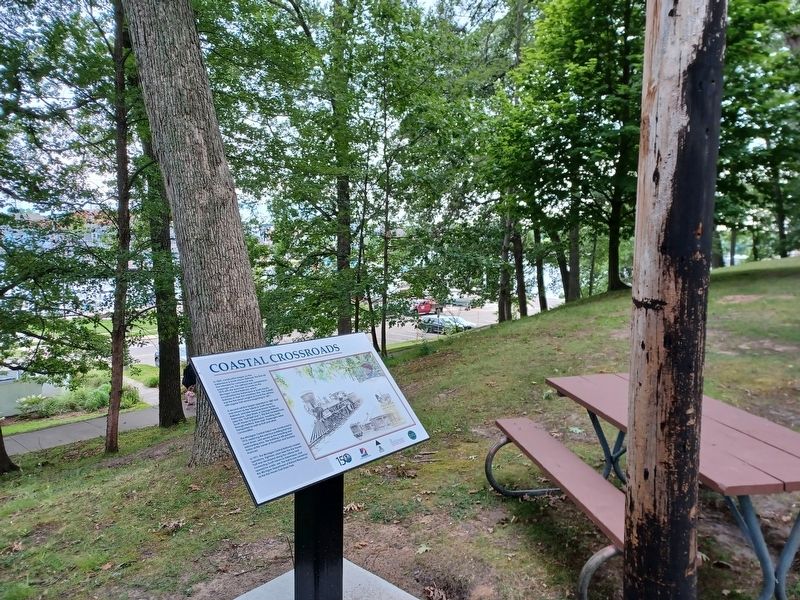 Coastal Crossroads Marker image. Click for full size.