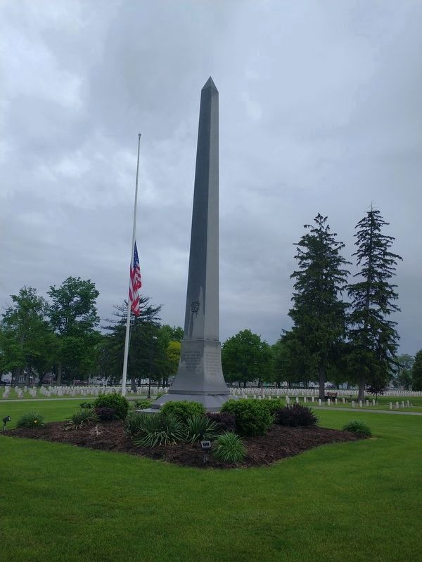 Ohio Soldiers' and Sailors' Home Civil War Memorial. Click for full size. Ohio Soldiers' and Sailors' Home Civil War Memorial image. Click for full size.