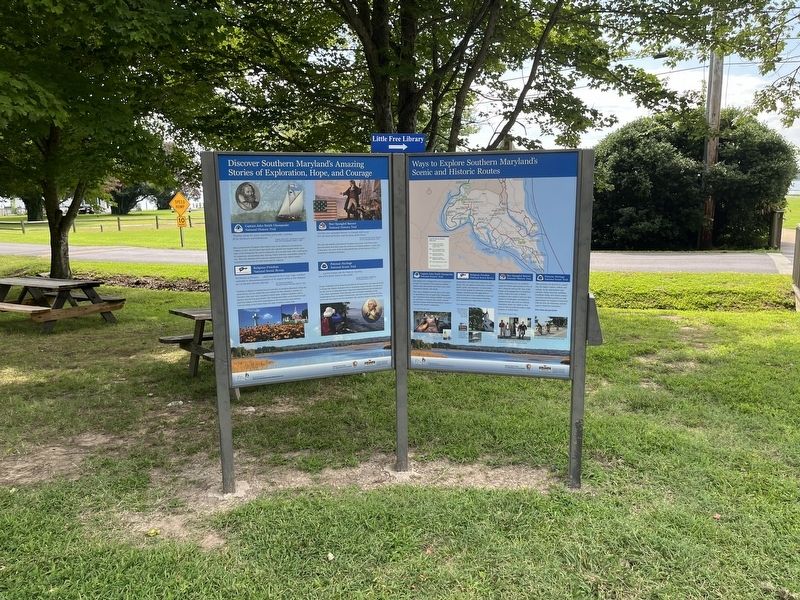 Discover Southern Maryland's Amazing Stories of Exploration, Hope, and Courage Marker image. Click for full size.