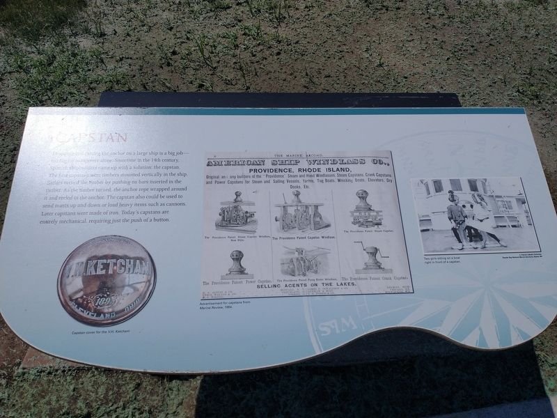 Capstan Marker. Click for full size. Capstan Marker image. Click for full size.