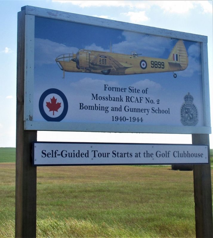 Mossbank Gunnery School Marker image. Click for full size.