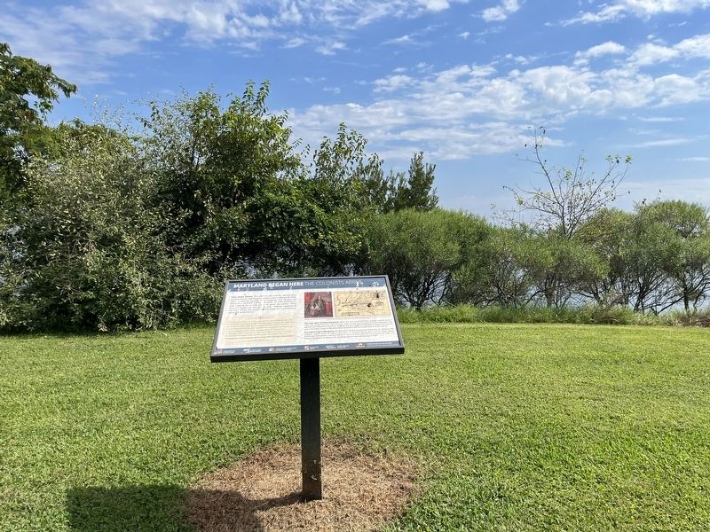 Maryland Began Here Marker. Click for full size. Maryland Began Here Marker image. Click for full size.