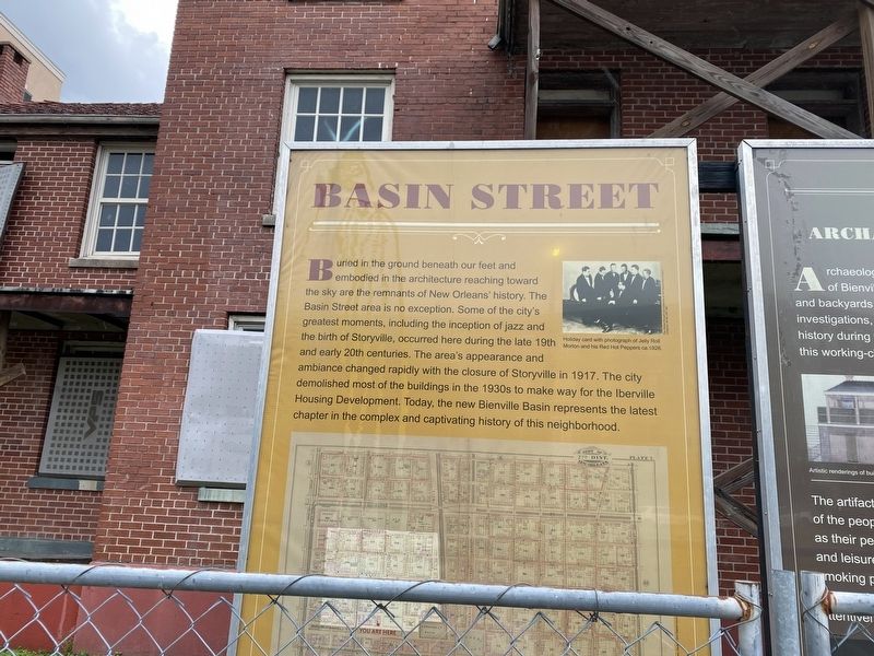 Basin Street Marker image. Click for full size.