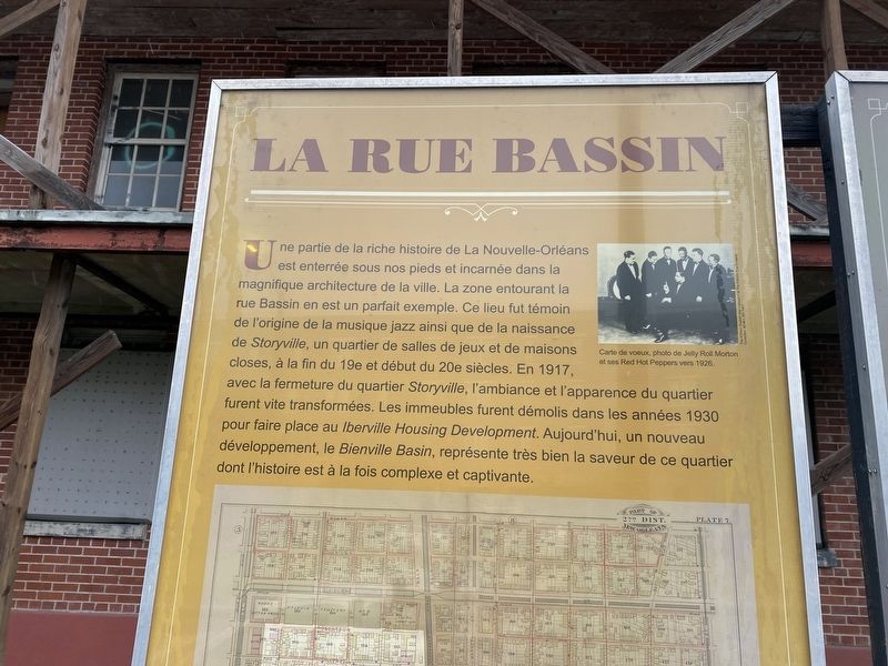 La Rue Bassin Marker image. Click for full size.