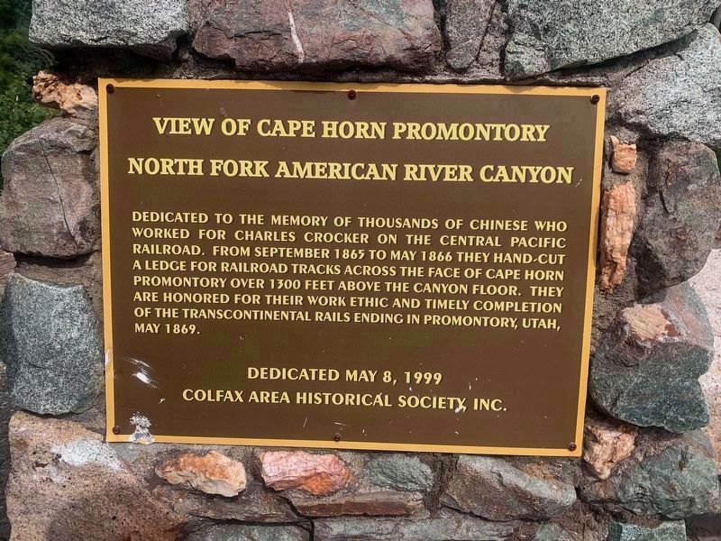 Updated Replacement Cape Horn Promontory Marker image. Click for full size.