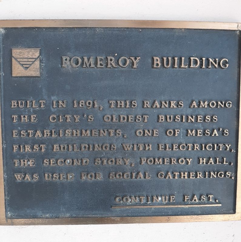 Pomeroy Building Marker image. Click for full size.