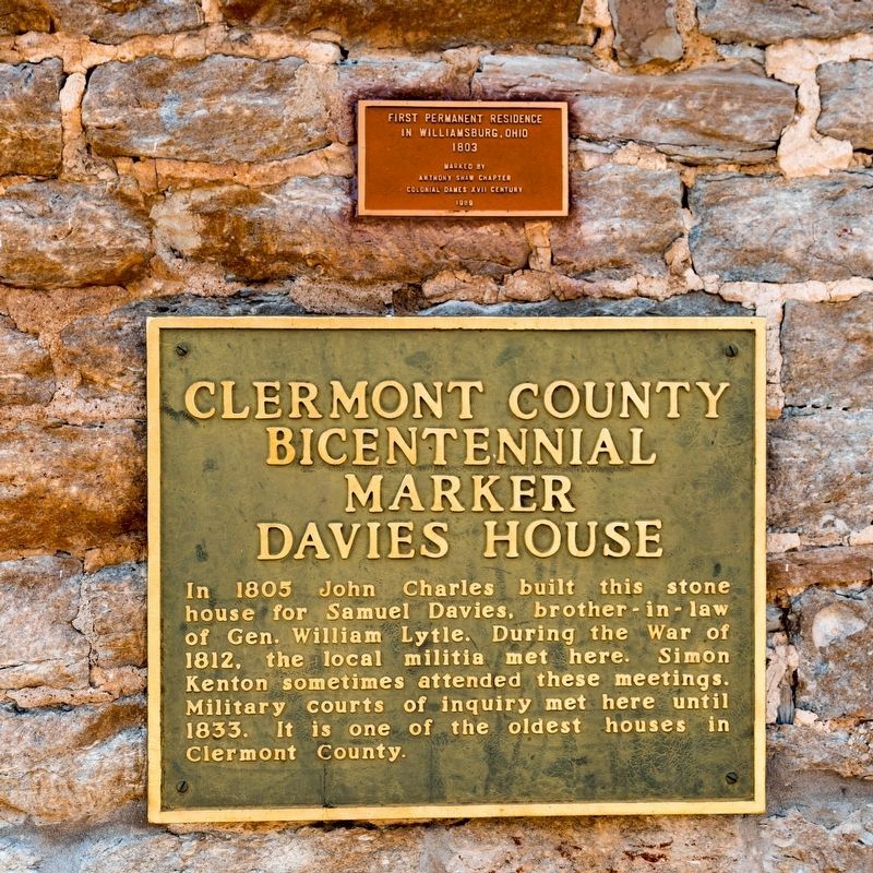 Davies House Marker image. Click for full size.