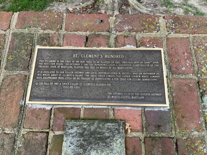 St. Clement's Hundred Marker image. Click for full size.
