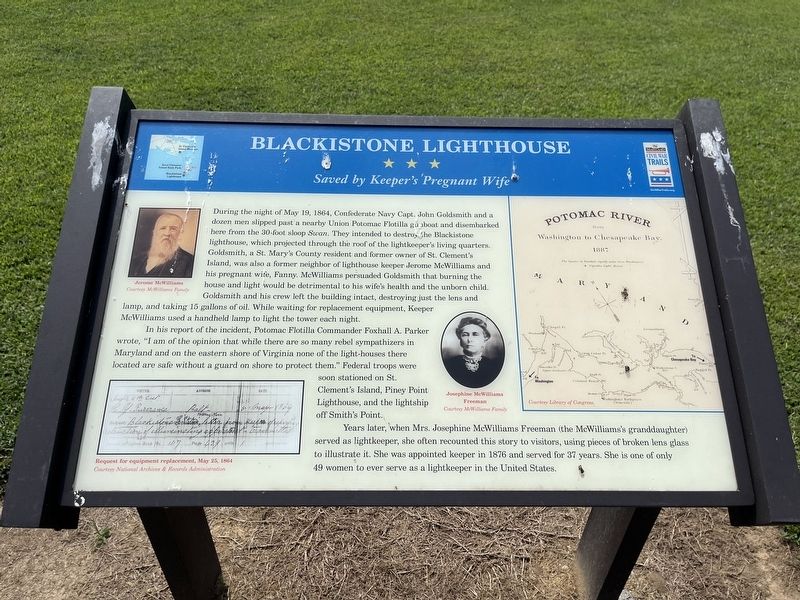 Blackistone Lighthouse Marker image. Click for full size.