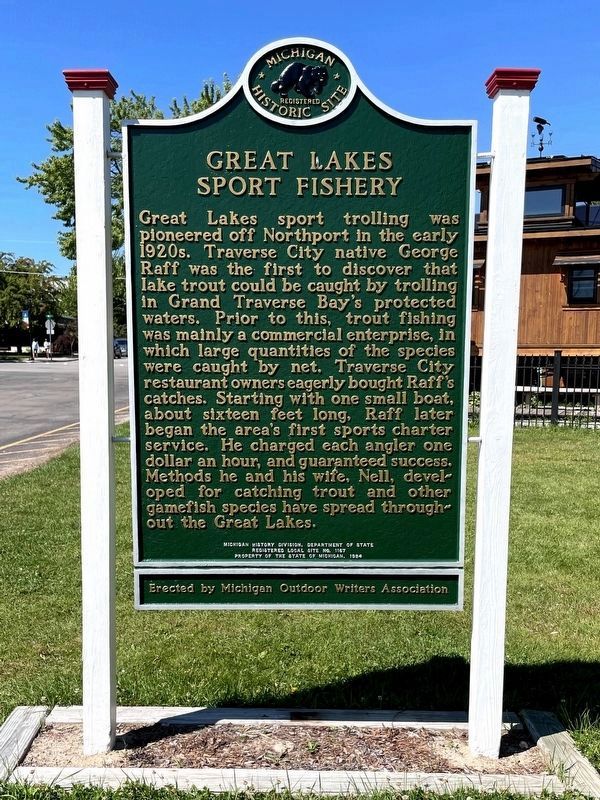 Great Lakes Sport Fishery Marker image. Click for full size.