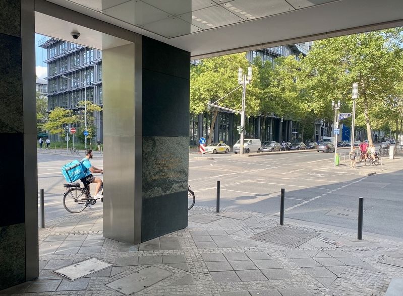 Das Neue Theater/ The New Theatre Marker - view from interior steps image. Click for full size.