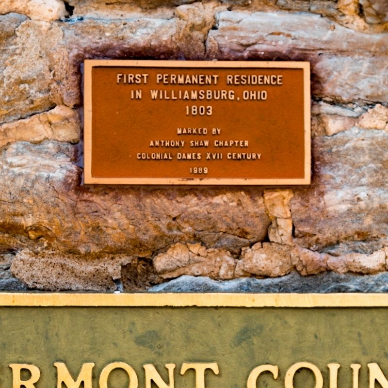 First Permanent Residence Marker image. Click for full size.