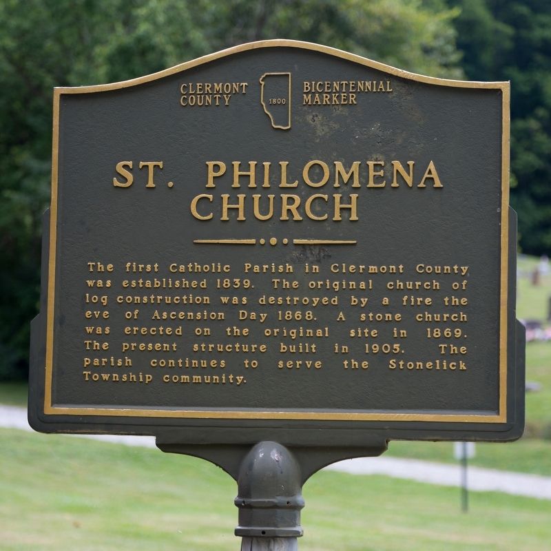 St. Philomena Church Marker image. Click for full size.