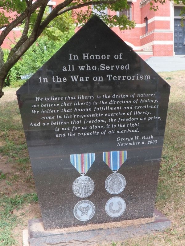 Kingston War on Terrorism Monument image. Click for full size.