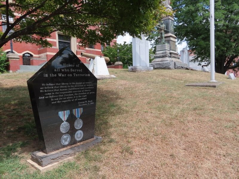 Kingston War on Terrorism Monument image. Click for full size.