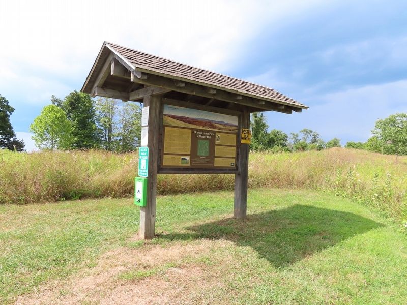 Drayton Grant Park at Burger Hill Marker image. Click for full size.