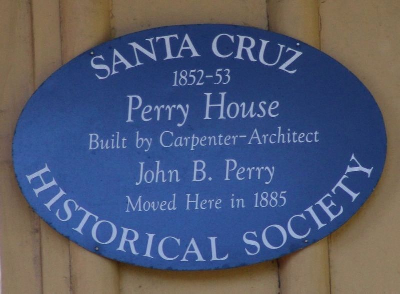 Perry House Marker image. Click for full size.