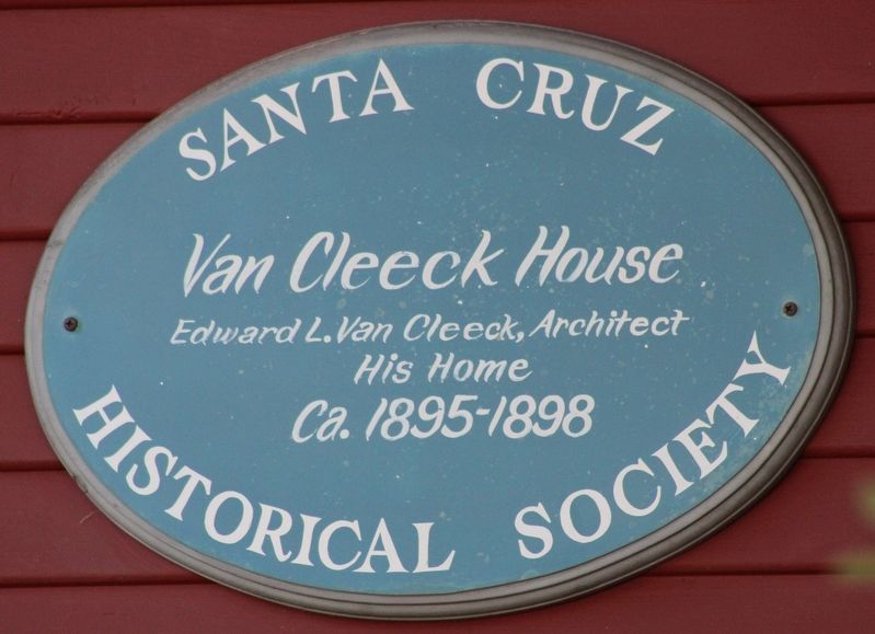 Van Cleeck House Marker image. Click for full size.