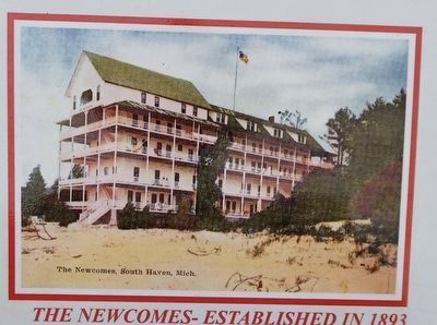 Marker detail: The Newcomes� Established in 1893 image. Click for full size.