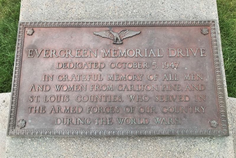 Evergreen Memorial Drive Marker image. Click for full size.