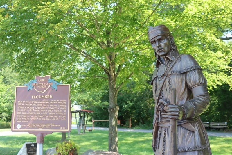 Tecumseh / Shawnee Prophet's Town Marker image. Click for full size.
