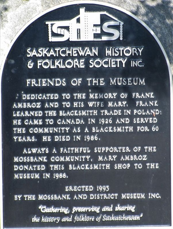 Friends of the Museum Marker image. Click for full size.