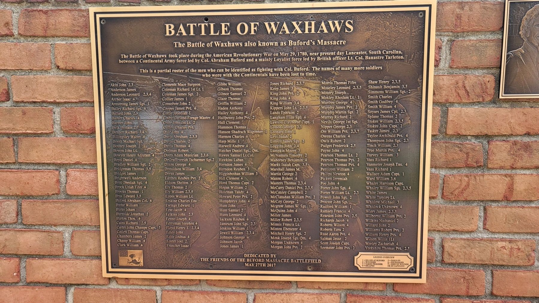 Buford Battleground Marker image. Click for full size.