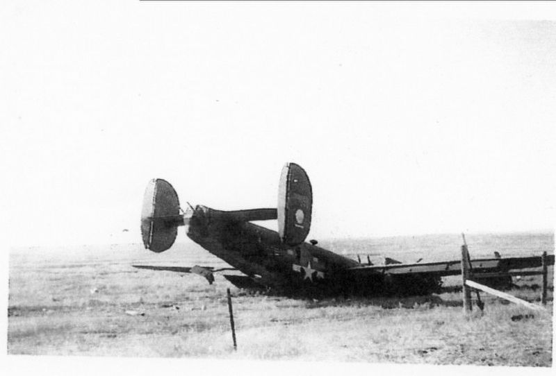 WWII Bomber Crashes near Meadow image. Click for full size.