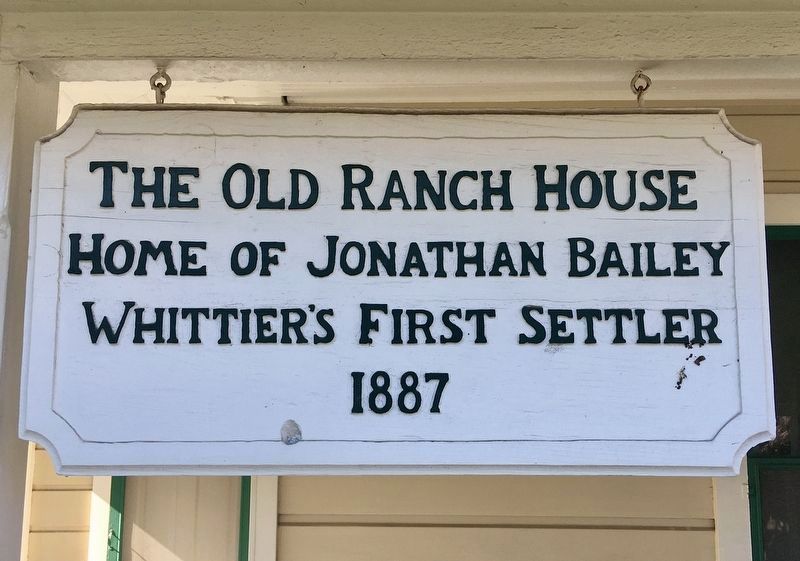 Jonathan Bailey House Marker image. Click for full size.