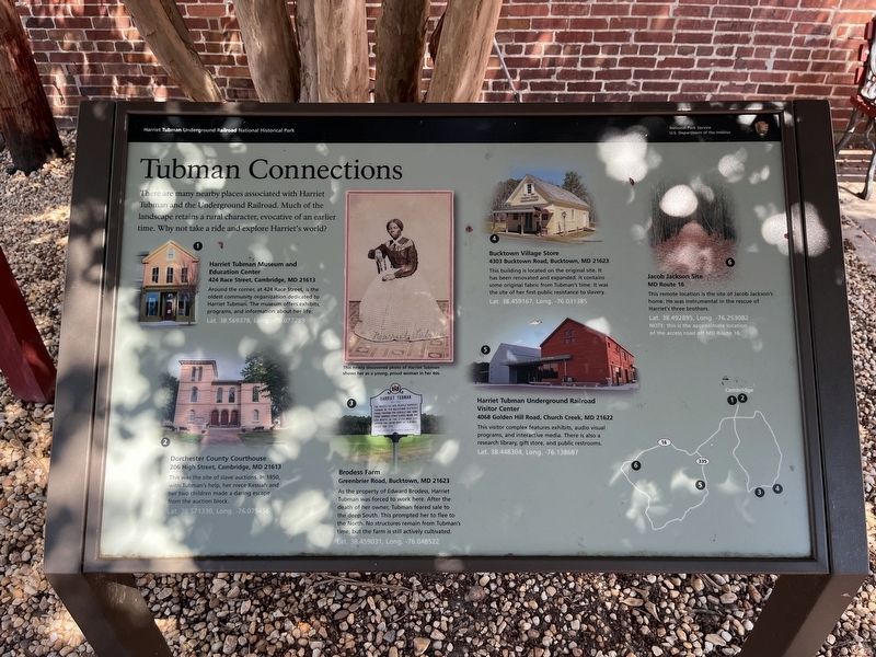 Tubman Connections Marker image. Click for full size.