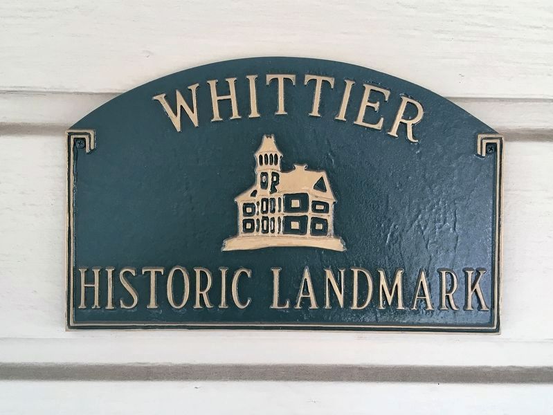 Whittier Historic Landmark image. Click for full size.
